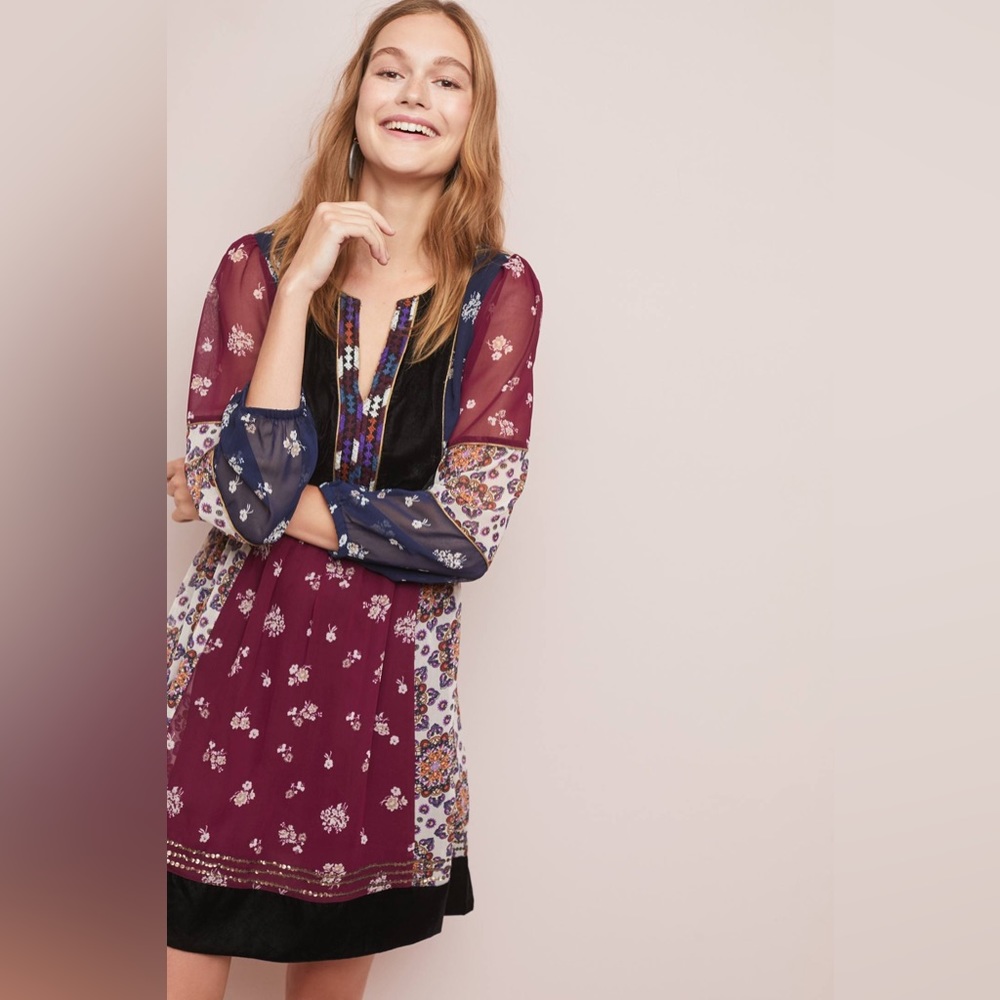 Anthropologie boho dress